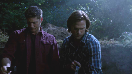 Sam and Dean exhuming a body; together this time! Sam and Dean exhuming a body; together this time!